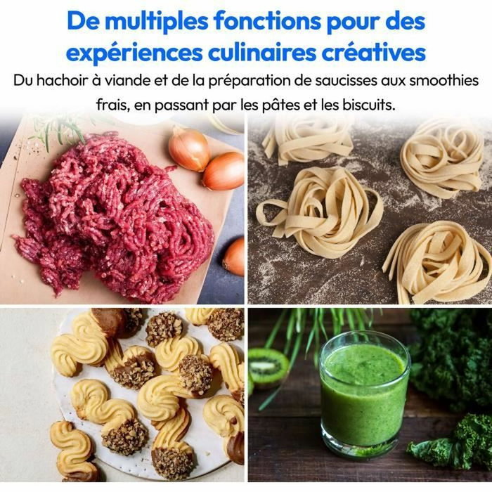 Medion Robot de cuisine 3-en-1 MD18430 - 1200 W - 5 L - Noir Medion Robot de cuisine 3-en-1 MD18430 - 1200 W - 5 L - Noir