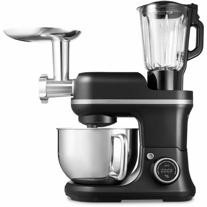 Medion Robot de cuisine 3-en-1 MD18430 - 1200 W - 5 L - Noir Medion Robot de cuisine 3-en-1 MD18430 - 1200 W - 5 L - Noir