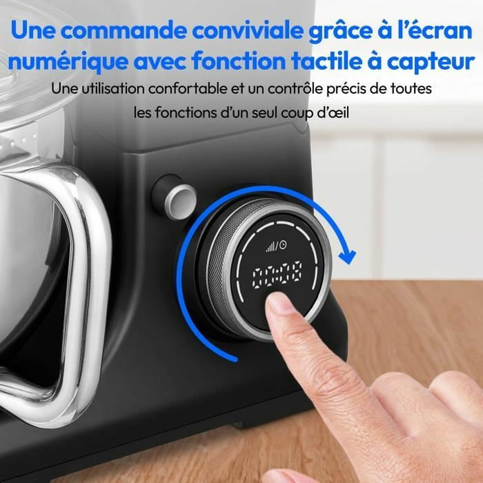 Medion Robot de cuisine 3-en-1 MD18430 - 1200 W - 5 L - Noir Medion Robot de cuisine 3-en-1 MD18430 - 1200 W - 5 L - Noir