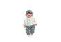Muñecas Arias Poupée Élégance Zoe 45 cm Enfant avec Mécanisme de Rire Try Me, Langue Espagnole, Fonction Sonore, Piles Incluses
