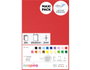 Innspiro Goma EVA rouge feuilles adhésives 20x30cm 2mm 20u.