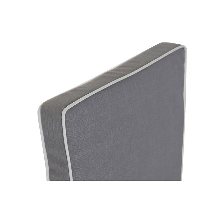 Home ESPRIT Coussin pour chaise longue Blanc Gris clair Jardin 115 X 42 X 5 CM