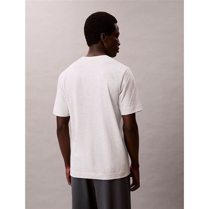 T-shirt à manches courtes homme Calvin Klein Lifestyle Blanc 13-14 Ans