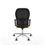 Piqueras y Crespo Chaise de Bureau 1D086G0 Jaune