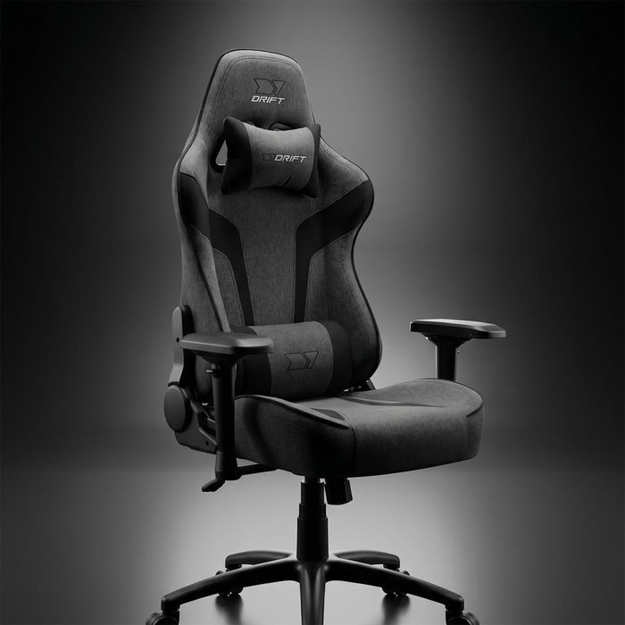 Drift DR90 XXL Silla gaming gris/noir