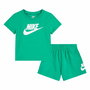 Ensemble de Sport pour Bébé Nike Nike Club Vert Multicouleur Aigue marine