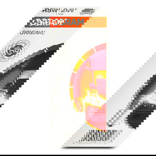 Osram 5627 BA15S 24 V 5 W Ampoule R5 W Lumières de Position et de Stationnement