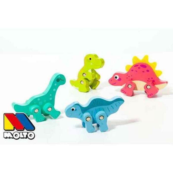 Set Dinosaures Moltó 21295 4 Pièces Set Dinosaures Moltó 21295 4 Pièces