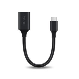 Veho Adaptateur USB-C vers USB-A 3.1 (USB-C mâle vers USB-A femelle) - 15 cm - Compatible Windows/Mac