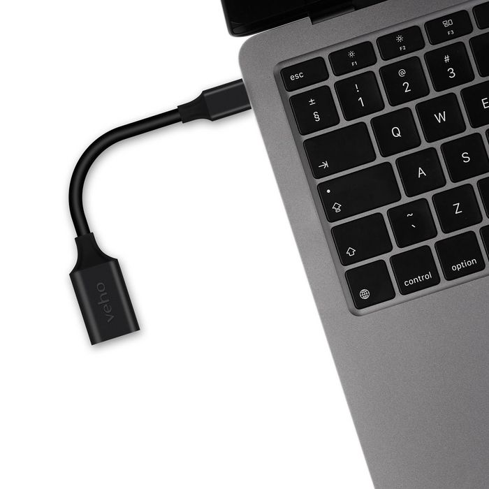 Veho Adaptateur USB-C vers USB-A 3.1 (USB-C mâle vers USB-A femelle) - 15 cm - Compatible Windows/Mac