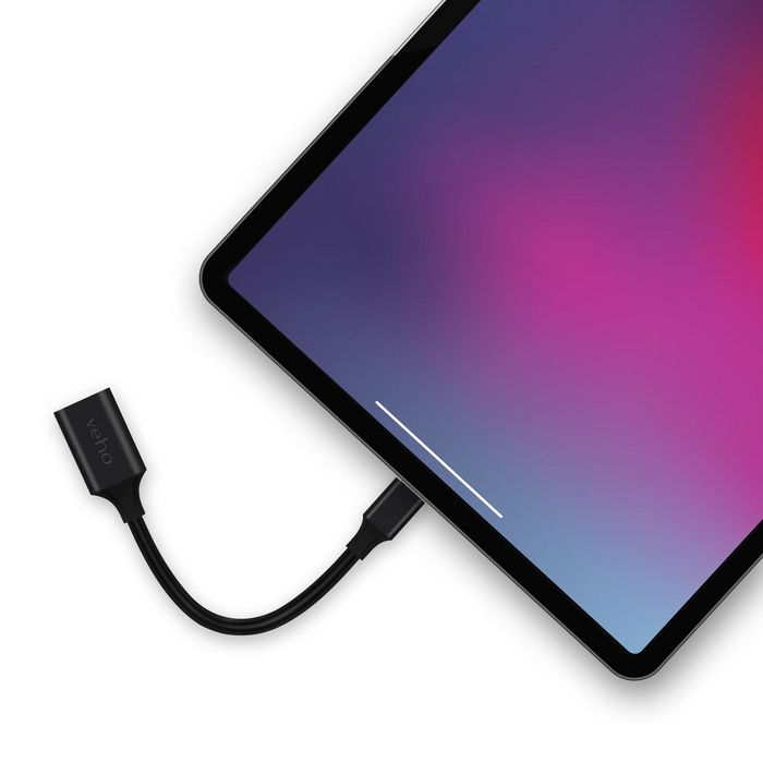 Veho Adaptateur USB-C vers USB-A 3.1 (USB-C mâle vers USB-A femelle) - 15 cm - Compatible Windows/Mac