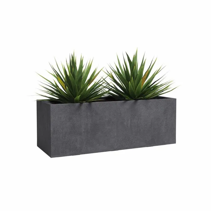Artevasi Jardinière Sydney 98 L en Plastique Anthracite - 100 cm de Longueur - Dimensions 99.5x39.5x43 cm Artevasi Jardinière Sydney 98 L en Plastique Anthracite - 100 cm de Longueur - Dimensions 99.5x39.5x43 cm