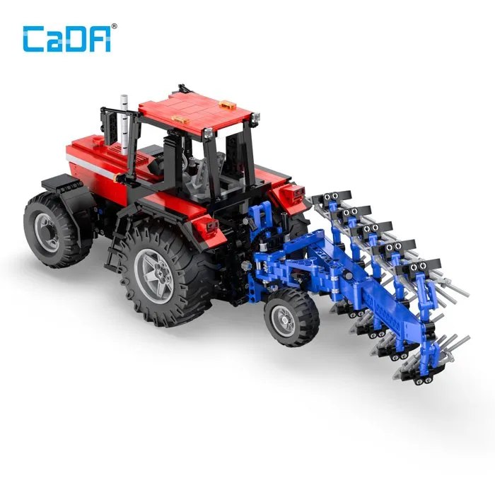 CADA Master - Jeu de construction Tracteur agricole - Échelle 1:17 - 1675 pièces - Radiocommandé - Dès 8 ans CADA Master - Jeu de construction Tracteur agricole - Échelle 1:17 - 1675 pièces - Radiocommandé - Dès 8 ans