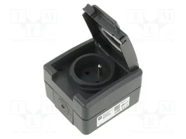 ELEKTRO-PLAST NASIELSK Socle d'alimentation AC 2P+PE 250V 16A IP55