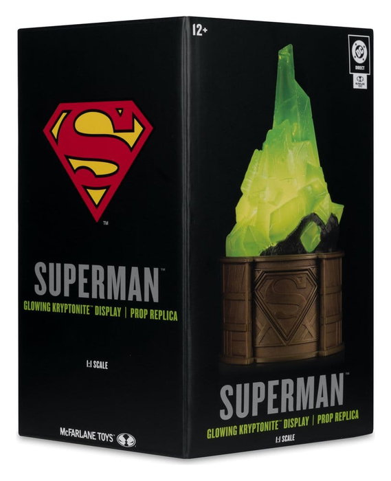 Superman DC Direct réplique 1/1 Kryptonite Display (Gold Label) 18 cm