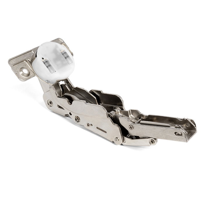 Salice Silentia+ - Charnière amortie de 35mm avec ouverture à 155°, fermeture silencieuse, finition nickel pour meubles