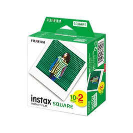 Fujifilm 16921634 - Papier Instax SQUARE Blanc - Double Pack