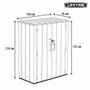 Lifetime Meubles de rangement Gris 143 x 174 x 74 cm