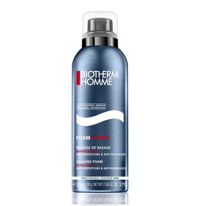 Biotherm Rasage Précis Foam Mousse à Raser pour Peaux Sensibles Homme 200 ml