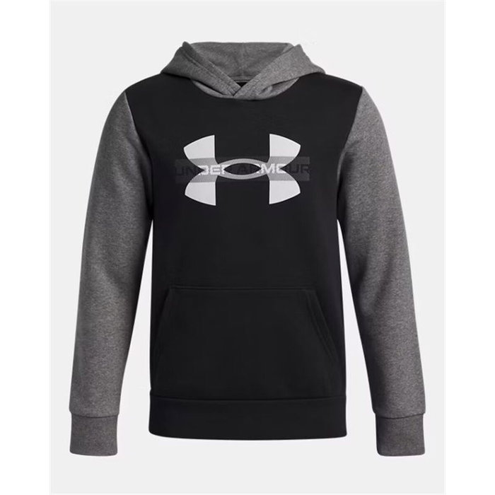 Sweat-shirt à capuche fille Under Armour Rival Flc Cblck Grphc Hd Noir 8 ans