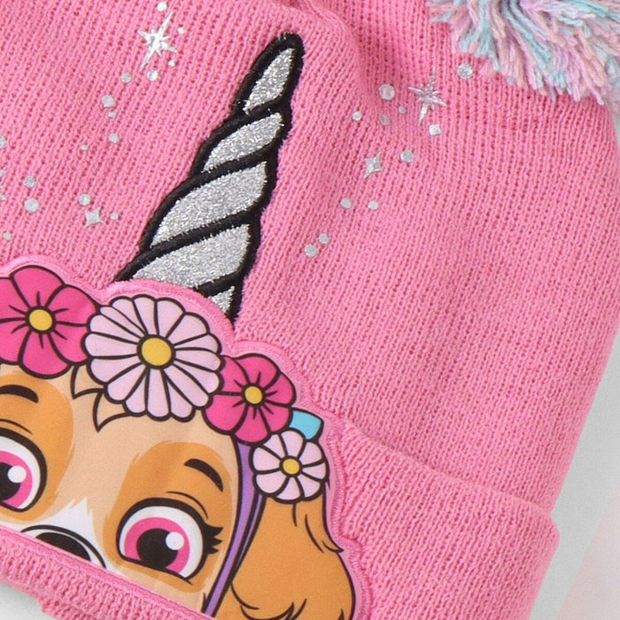 Bonnet et gants The Paw Patrol Rose