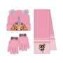 Cerdá - Ensemble 3 pièces Bufanda Paw Patrol - Écharpe et accessoires pour enfant - 20 x 2 x 52 cm - Dès 3 ans - Rose