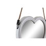 Ensemble de miroirs DKD Home Decor Scandi Verre Blanc polypropylène (26 x 3 x 26 cm) (2 Unités)
