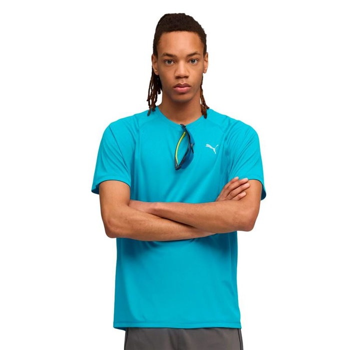 T-shirt à manches courtes homme Puma M Run Velocity Speed Bleu S