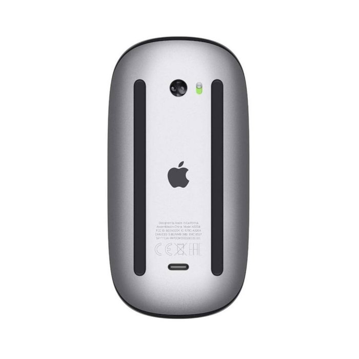 Apple Magic Mouse Noir - Souris sans fil Bluetooth Rechargeable Multi-Touch