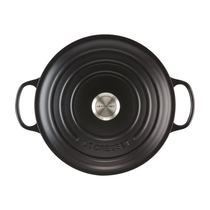 Le Creuset Signature Rôtissoire Ronde 22 cm Noir (21177220000430)