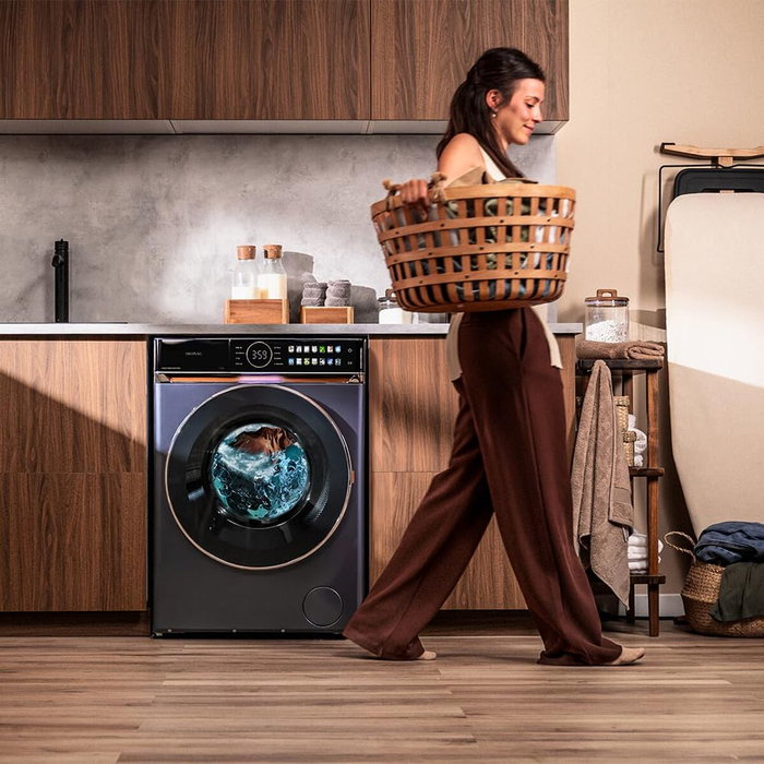 Cecotec Lave-linge 10 kg frontal Direct Drive Bolero DressCode 10980 A 1400 rpm bleu