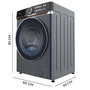 Cecotec Lave-linge 10 kg frontal Direct Drive Bolero DressCode 10980 A 1400 rpm bleu