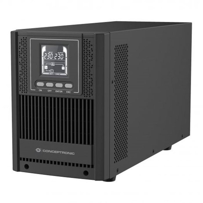 Conceptronic Zeus52E2K onduleur 2000 VA 1800 W en ligne double conversion noir Conceptronic Zeus52E2K onduleur 2000 VA 1800 W en ligne double conversion noir