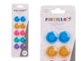 Pincello Set de 10 aimants magnétiques pastel 2 x 6 x 0,5 cm, couleurs assorties (Set de 36)