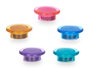 Pincello Set de 10 aimants magnétiques pastel 2 x 6 x 0,5 cm, couleurs assorties (Set de 36)