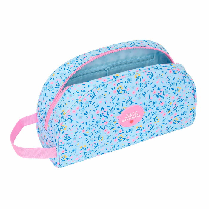 Nécessaire de Voyage Vicky Martín Berrocal Paraíso Rose Bleu clair 28 x 18 x 10 cm Nécessaire de Voyage Vicky Martín Berrocal Paraíso Rose Bleu clair 28 x 18 x 10 cm