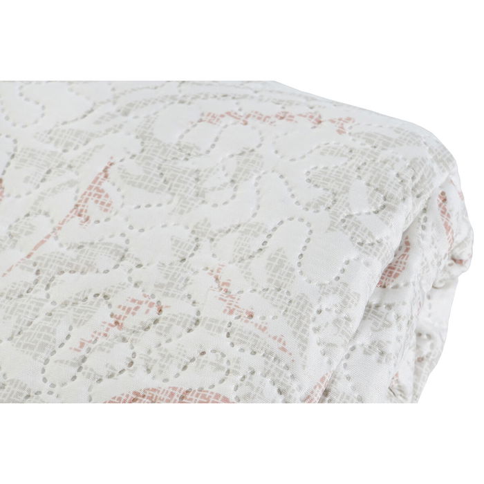 Couvre-lit DKD Home Decor Marron Beige Lit king size 270 x 270 x 1 cm