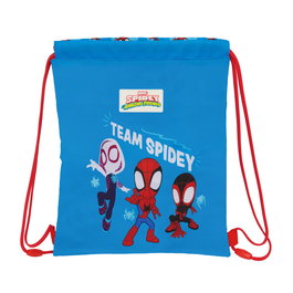 Sac à dos serré par des ficelles Spider-Man Bleu Rouge 26 x 34 x 1 cm