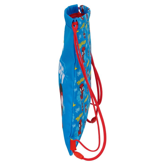 Sac à dos serré par des ficelles Spider-Man Bleu Rouge 26 x 34 x 1 cm