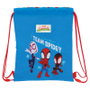Sac à dos serré par des ficelles Spider-Man Bleu Rouge 26 x 34 x 1 cm