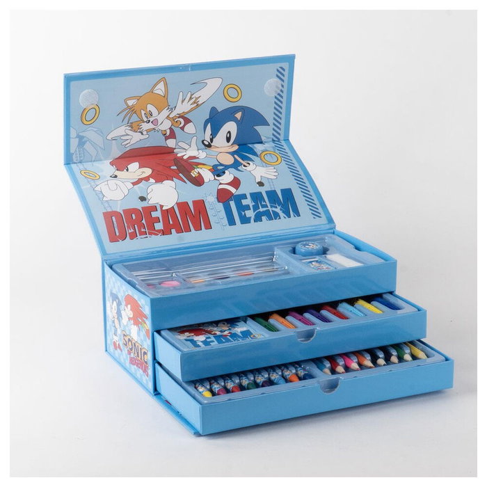 Cerdá Set Coloreable Maletín Sonic Bleu