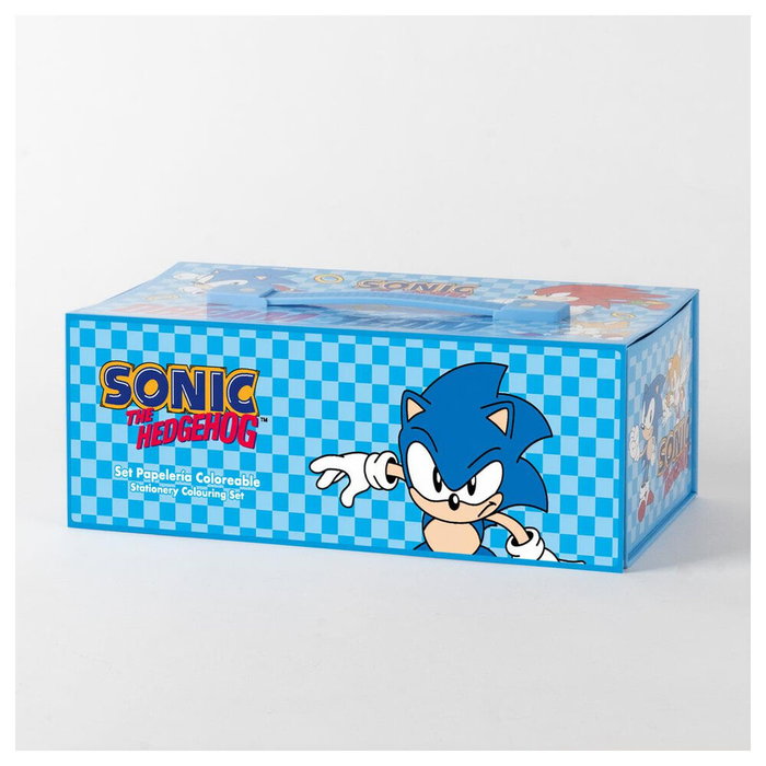 Cerdá Set Coloreable Maletín Sonic Bleu
