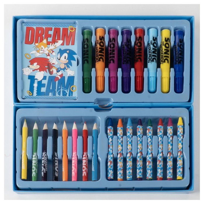 Cerdá Set Coloreable Maletín Sonic Bleu