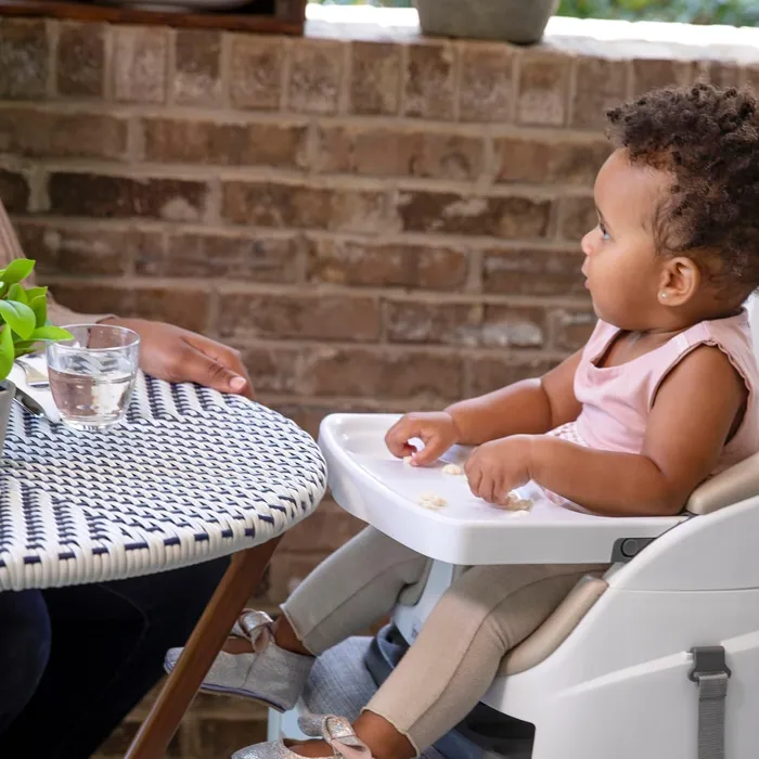 Ingenuity Baby Base Compact - Réhausseur 2-en-1 Cachemire Ingenuity Baby Base Compact - Réhausseur 2-en-1 Cachemire