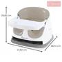 Ingenuity Baby Base Compact - Réhausseur 2-en-1 Cachemire