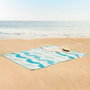 Serviette de plage Aktive PEVA 200 x 1 x 150 cm (6 Unités)