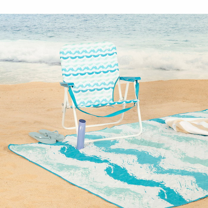 Serviette de plage Aktive PEVA 200 x 1 x 150 cm (6 Unités)