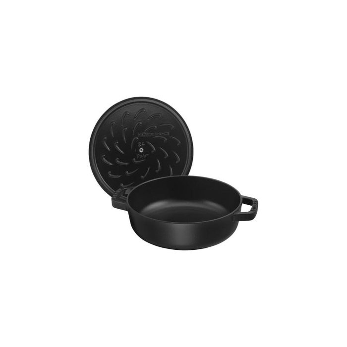 Staub Rôtière ronde Chistera 28 cm noir - Référence 40511-472-0 / 405114720