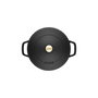 Staub Rôtière ronde Chistera 28 cm noir - Référence 40511-472-0 / 405114720