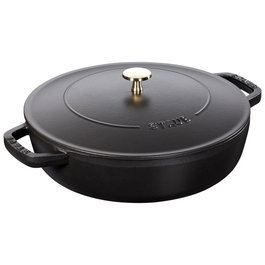 Staub Rôtière ronde Chistera 28 cm noir - Référence 40511-472-0 / 405114720
